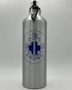 Silver Drinks Bottle